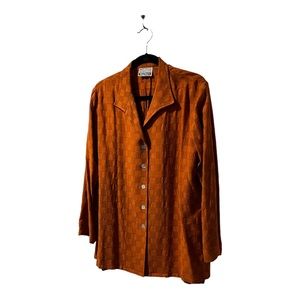 Carole Tomkins Burnt Orange The Big Shirt One Size